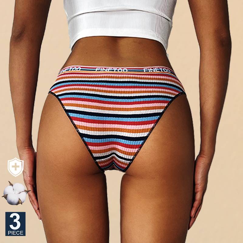 3PCS/Set Women Cotton Seamless Panties Panties Underwear Women