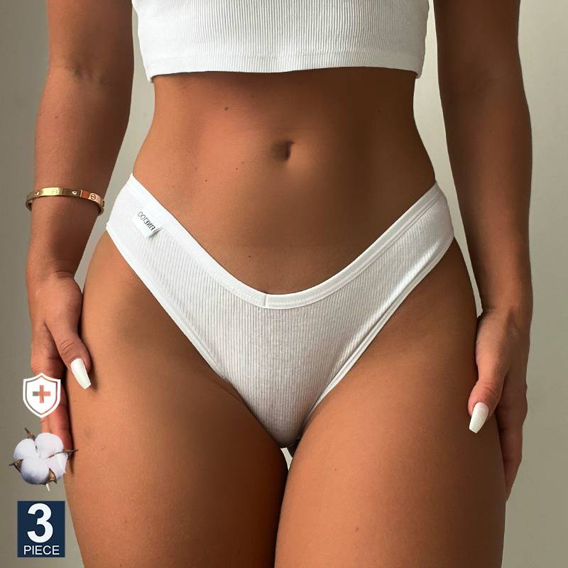 3PCS/Set Plus Size Cotton Panties Panties Underwear Women